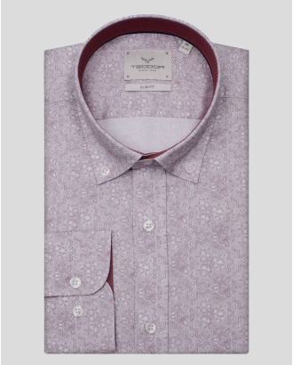 CAMASA BORDO PRINT GEOMETRIC
