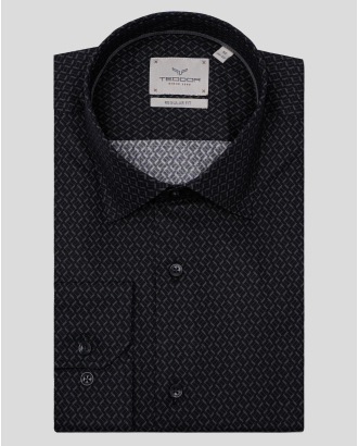 CAMASA NEAGRA PRINT GEOMETRIC