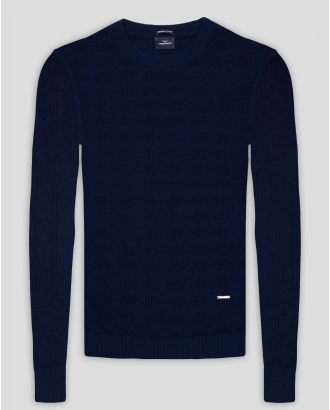 PULOVER BLEUMARIN GULER ROTUND