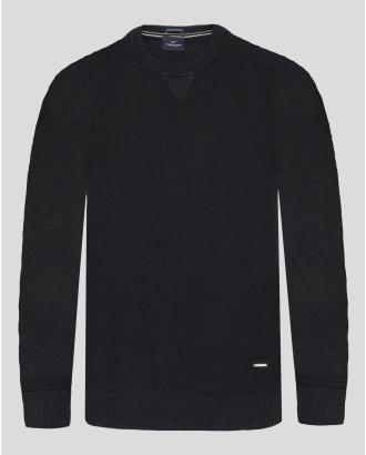 PULOVER NEGRU GULER ROTUND
