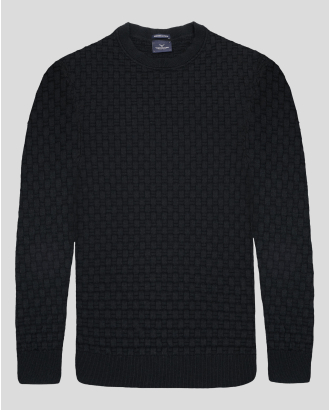 PULOVER NEGRU GULER ROTUND