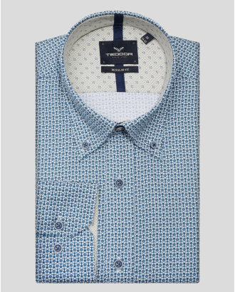 CAMASA VERDE PRINT GEOMETRIC