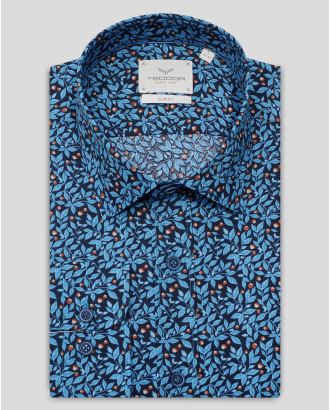CAMASA ALBASTRA PRINT GEOMETRIC
