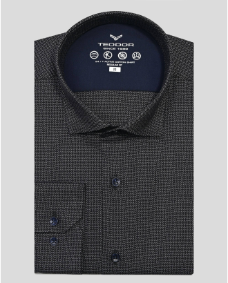 CAMASA NEAGRA PRINT GEOMETRIC