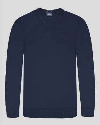 PULOVER BLEUMARIN GULER IN V