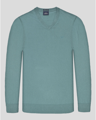 PULOVER VERDE GULER IN V