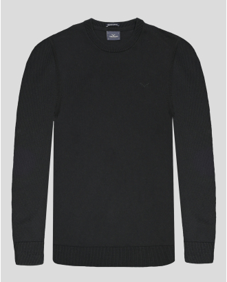 PULOVER NEGRU GULER ROTUND