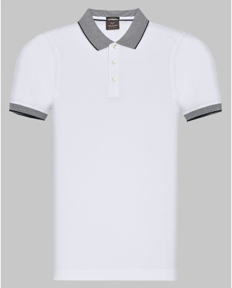 TRICOU POLO ALB