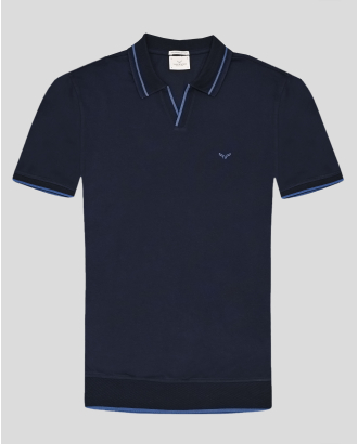 TRICOU  BLEUMARIN GULER IN V