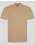 ПАМУЧНА ТЕНИСКА ОТ СТРУКТУРНО ТРИКО В ЦВЯТ КАМЕЛ