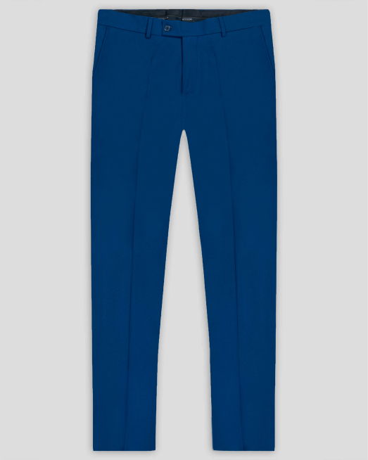 'PANTALONI SLIM ALBASTRI