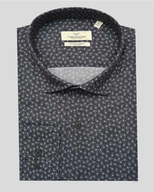 'CAMASA NEAGRA PRINT GEOMETRIC