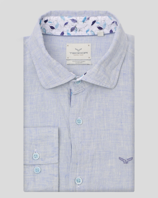 'CAMASA BLEU PRINT GEOMETRIC