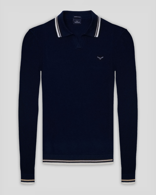 'PULOVER BLEUMARIN GULER IN V
