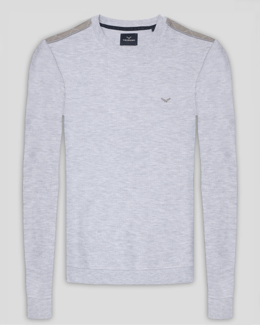 'BLUZA GRI GULER ROTUND