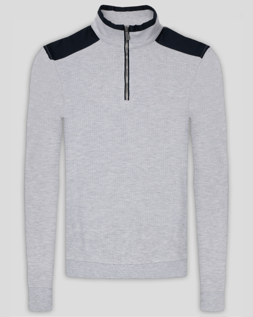 'BLUZA GRI GULER ROTUND