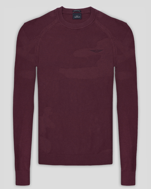 'PULOVER BORDO GULER ROTUND