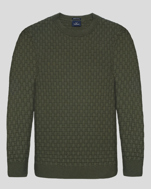'PULOVER VERDE GULER ROTUND