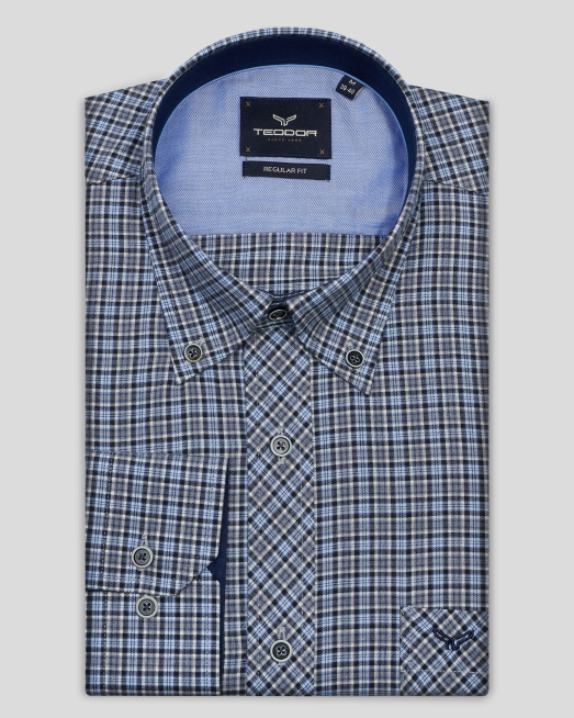 'CAMASA MULTICOLOR PRINT GEOMETRIC