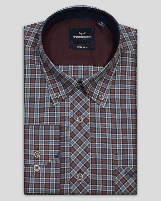'CAMASA MULTICOLOR PRINT GEOMETRIC