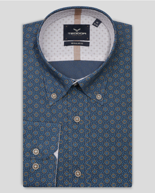 'CAMASA BLEUMARIN PRINT GEOMETRIC