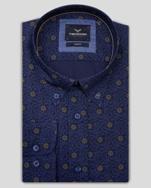 'CAMASA BLEUMARIN PRINT GEOMETRIC
