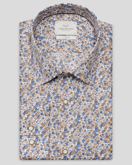 'CAMASA MULTICOLOR PRINT GEOMETRIC