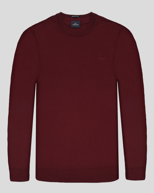'PULOVER BORDO GULER ROTUND