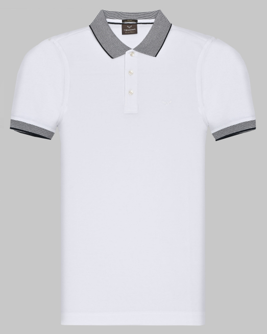'TRICOU POLO ALB