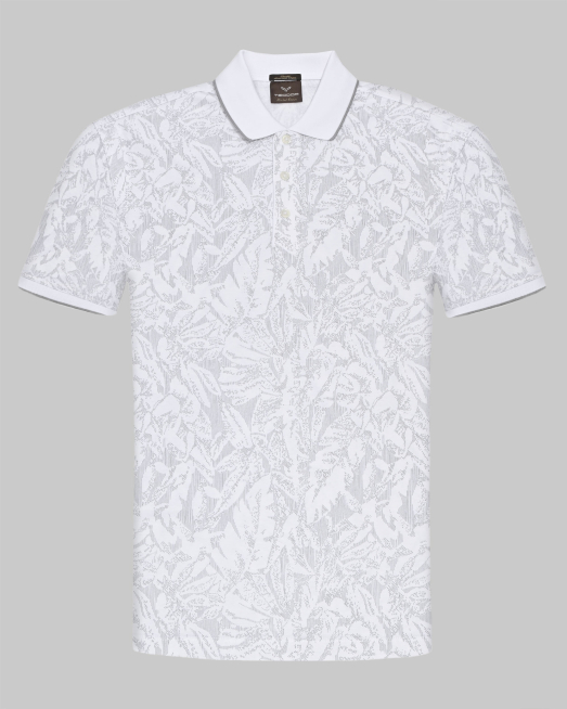 'TRICOU POLO ALBA PRINT FLORAL