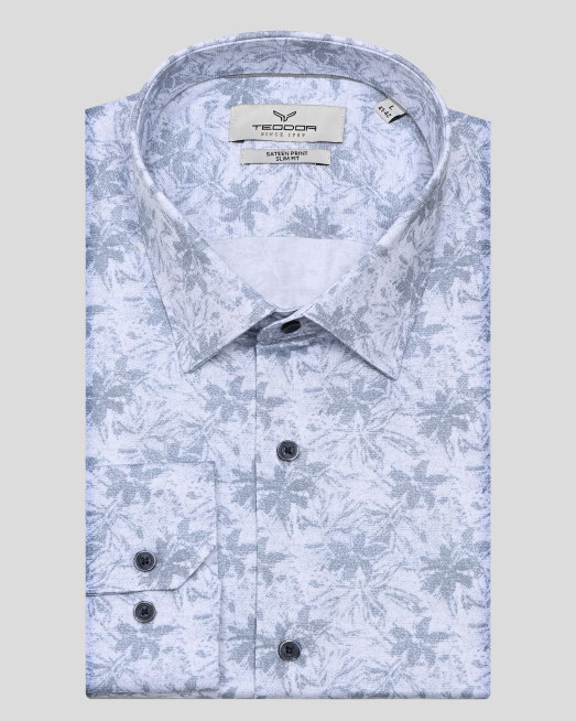 'CAMASA SLIM ALBA PRINT GEOMETRIC