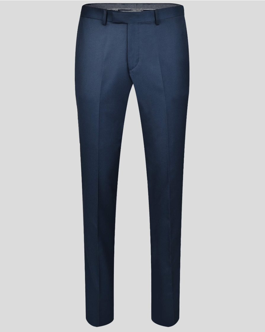 PANTALONI SLIM ALBASTRI PENTRU COSTUM