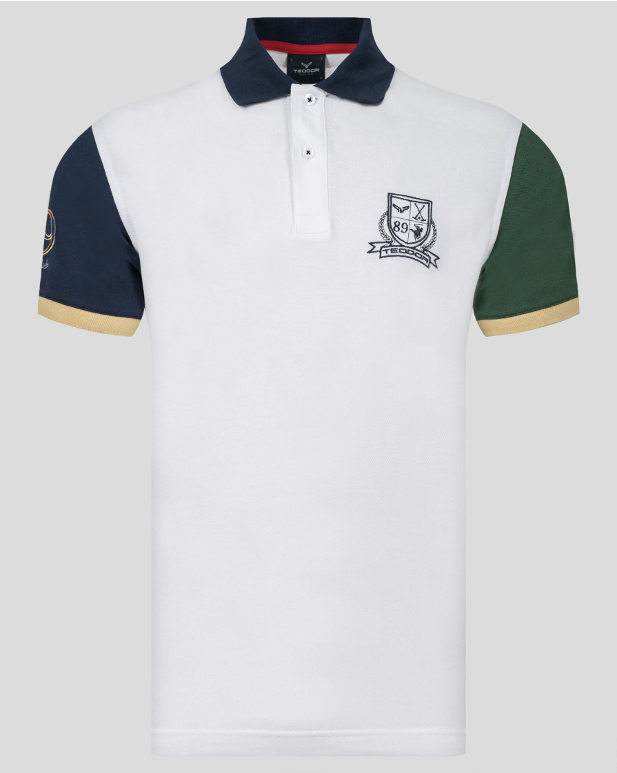 TRICOU POLO ALB