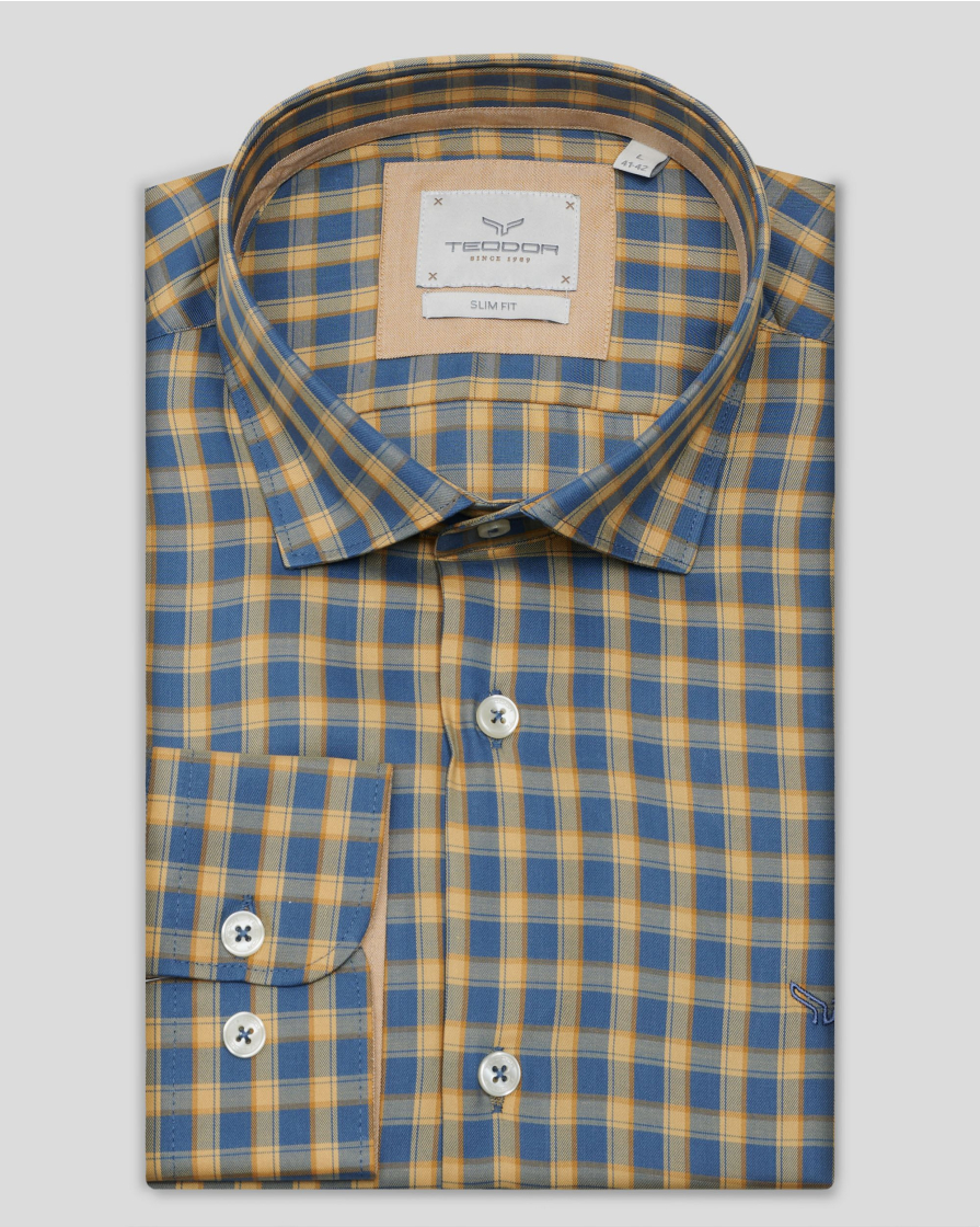 CAMASA GALBENA PRINT GEOMETRIC