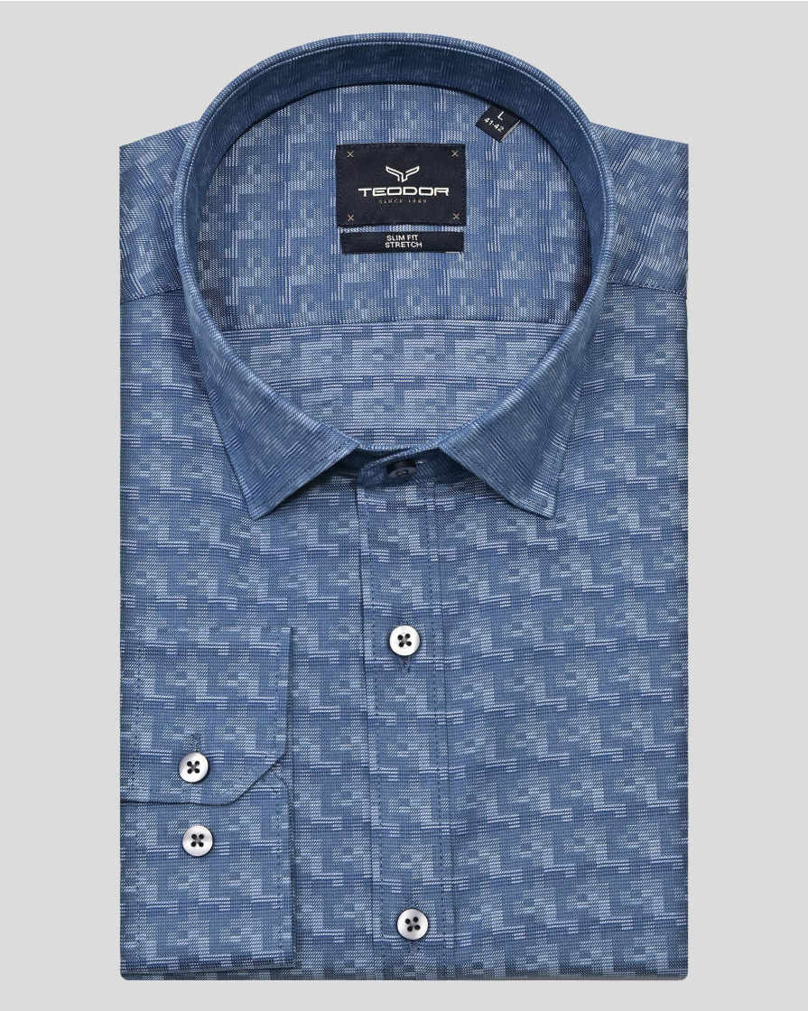 CAMASA ALBASTRA PRINT GEOMETRIC
