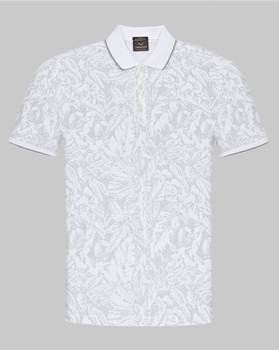 TRICOU POLO ALBA PRINT FLORAL