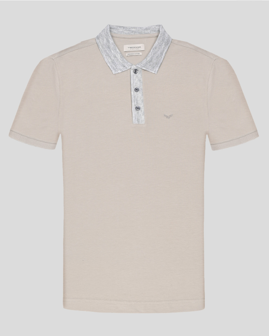 TRICOU POLO BEJ