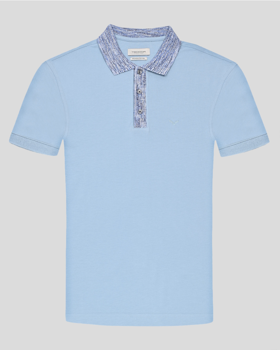 TRICOU POLO BLEU