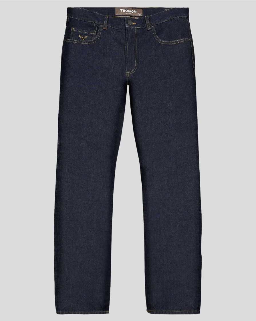 ТЪМНОСИНИ ДЪНКИ REGULAR RELAXED FIT ( УДОБЕН И СВОБОДЕН СИЛУЕТ ) 