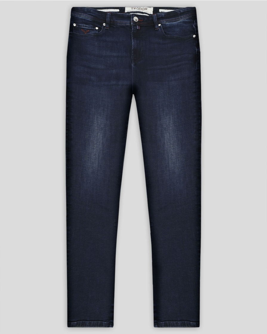 ИНДИГОВО СИНИ ДЪНКИ REGULAR RELAXED FIT ( УДОБЕН И СВОБОДЕН СИЛУЕТ ) 